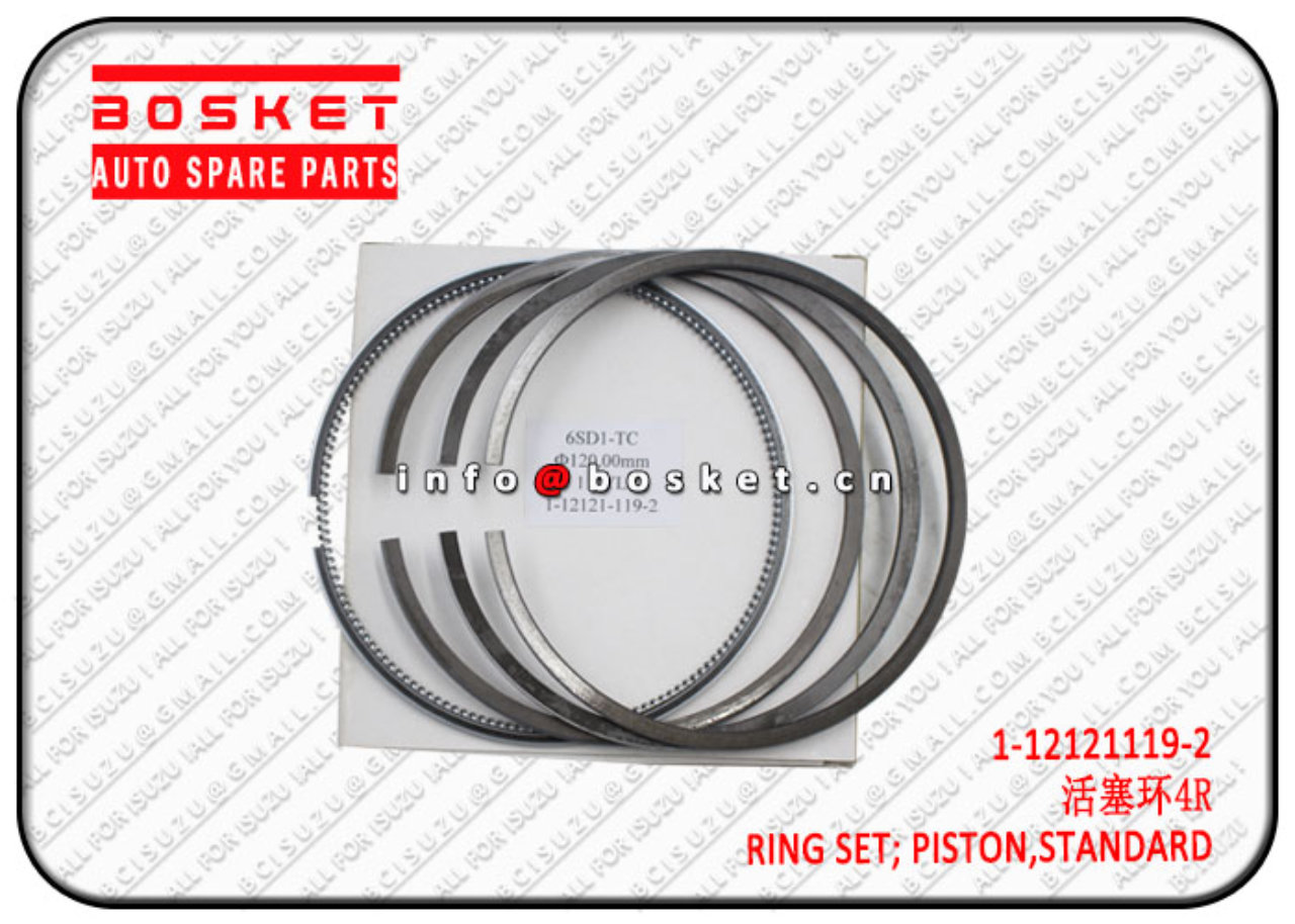 1121211192 1-12121119-2 Standard Piston Ring Set Suitable for ISUZU 6SD1T CXZ
