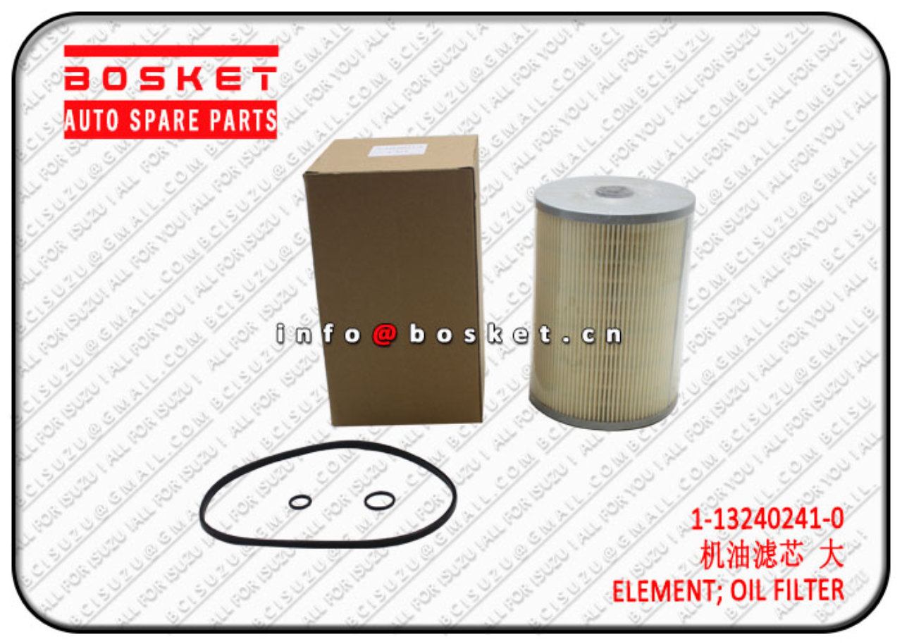 1132402410 1-13240241-0 Oil Filter Element Suitable for ISUZU 6WF1 10PE1 CVR CXZ