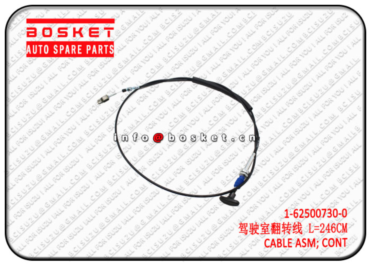 1625007300 1-62500730-0 Control Cable Assembly Suitable for ISUZU 10PE1 CVR CXZ