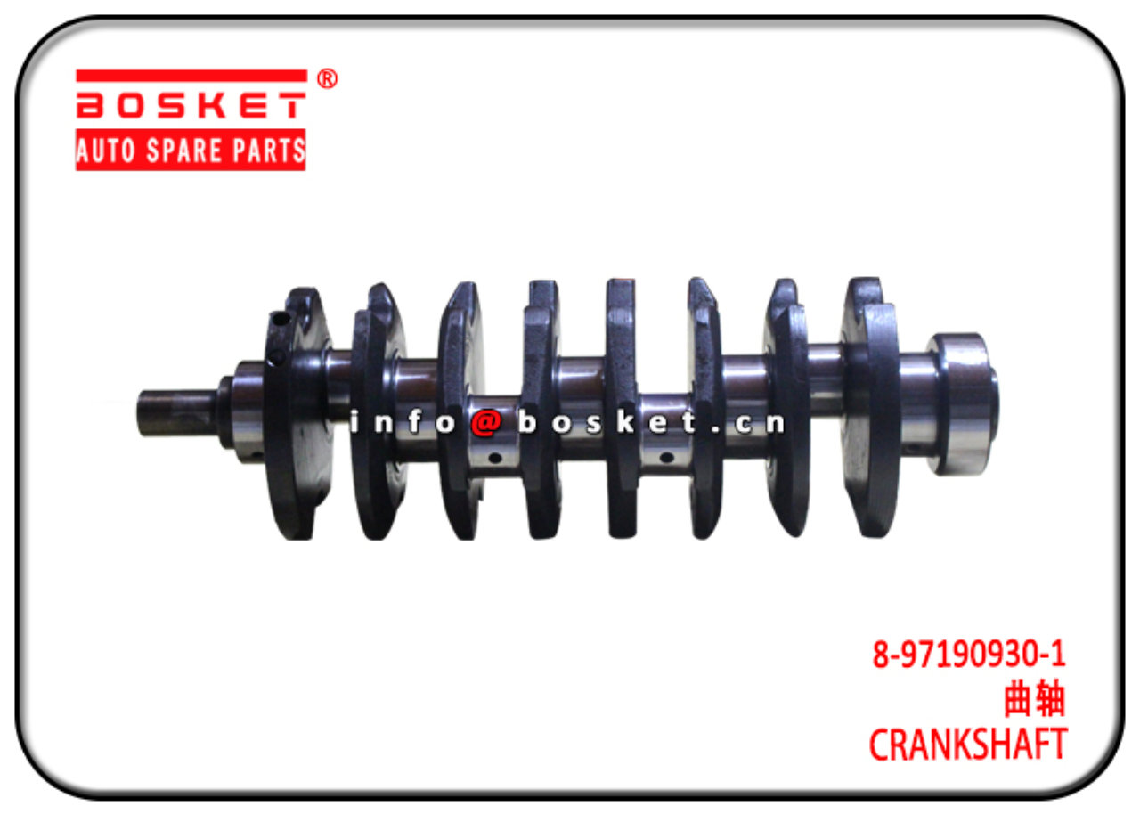 8971909301 8-97190930-1 Crankshaft Suitable for ISUZU NKR69 4JG2