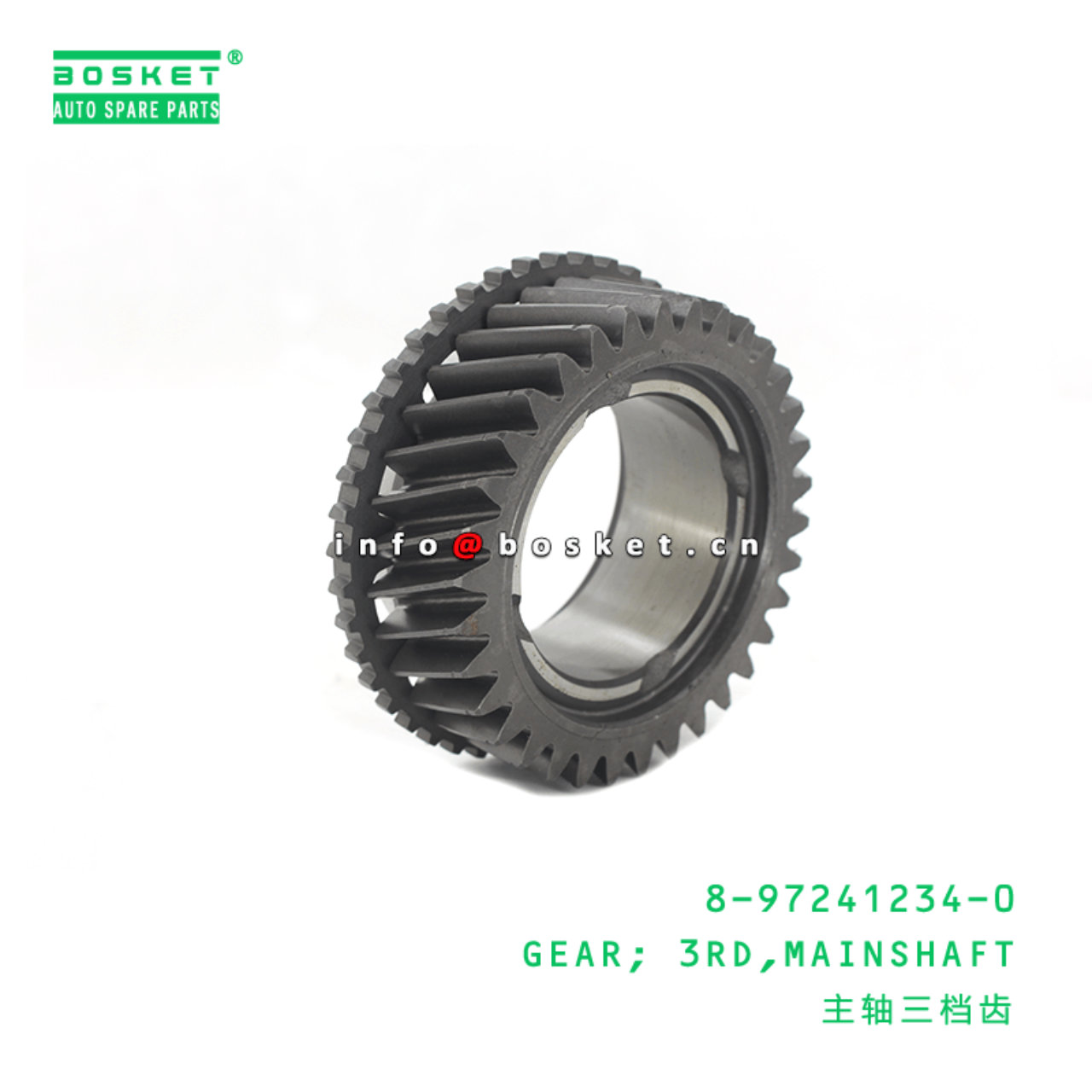 8-97241234-0 Mainshaft Third Gear 8972412340 Suitable for ISUZU NKR77 4JH1