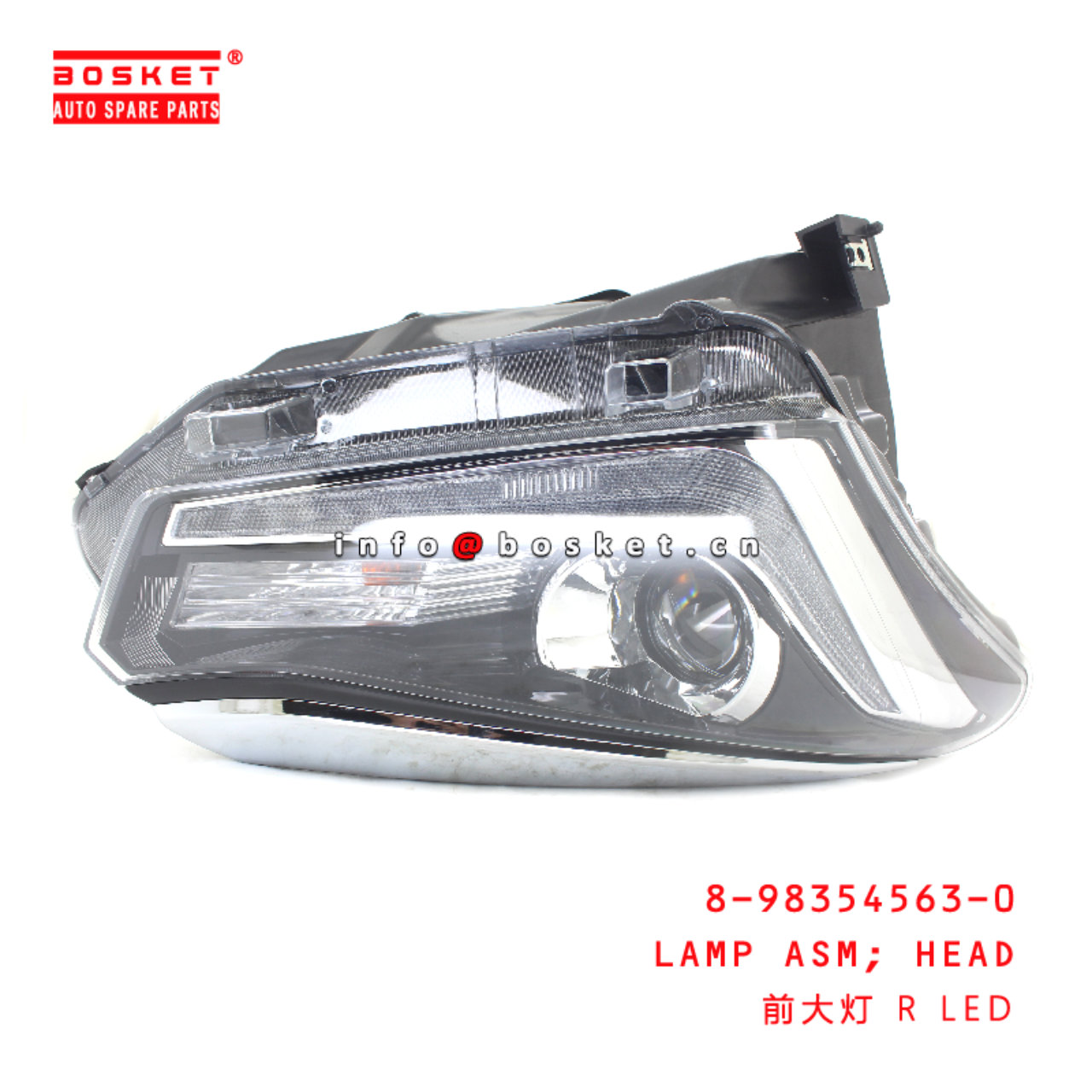 8-98354563-0 Head Lamp Assembly suitable for ISUZU DMAX2019  8983545630