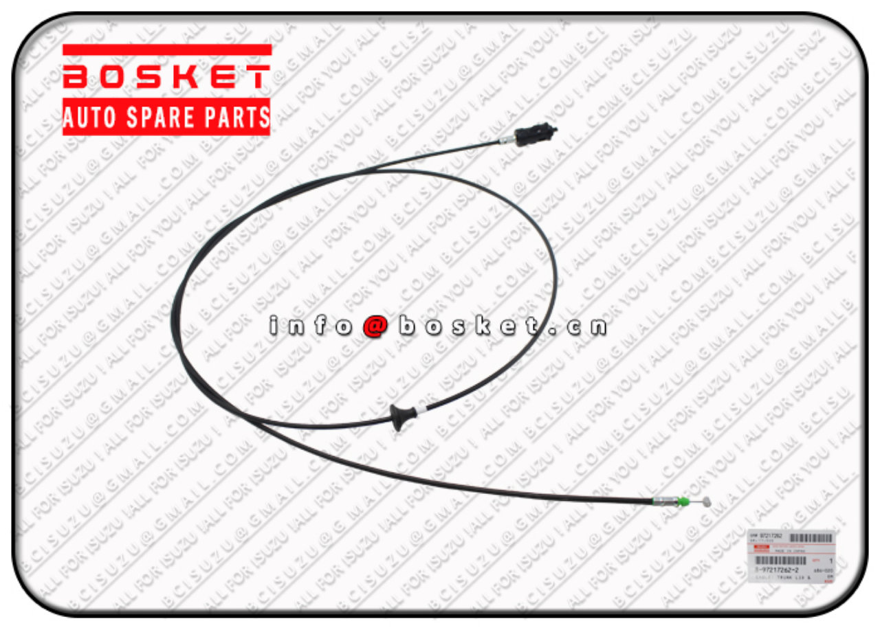 8972172622 8-97217262-2 Trunk Lid & Fuel Filler Cable Suitable for ISUZU TFS