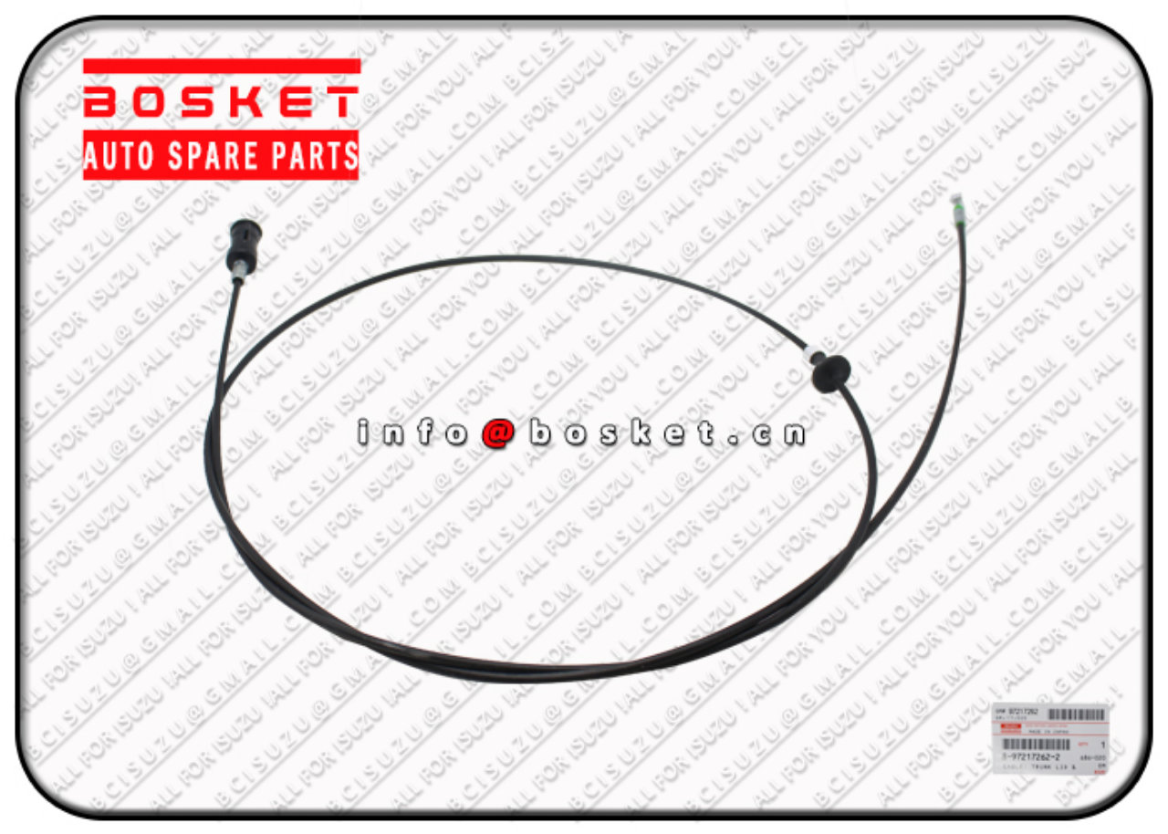 8972172622 8-97217262-2 Trunk Lid & Fuel Filler Cable Suitable for ISUZU TFS