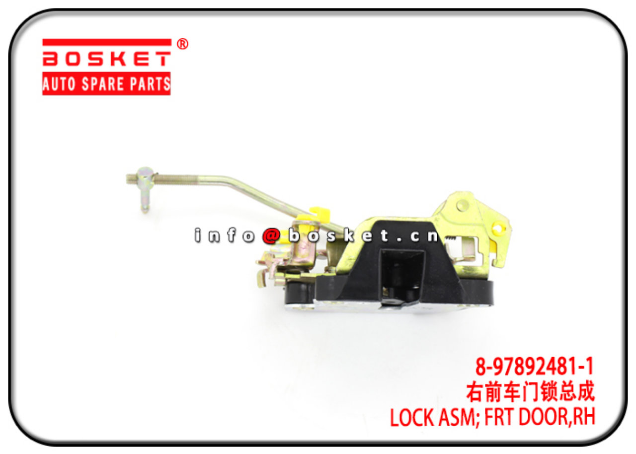 8-97892481-1 8978924811 Right Hand Front Door Lock Assembly Suitable for ISUZU NHR 100P