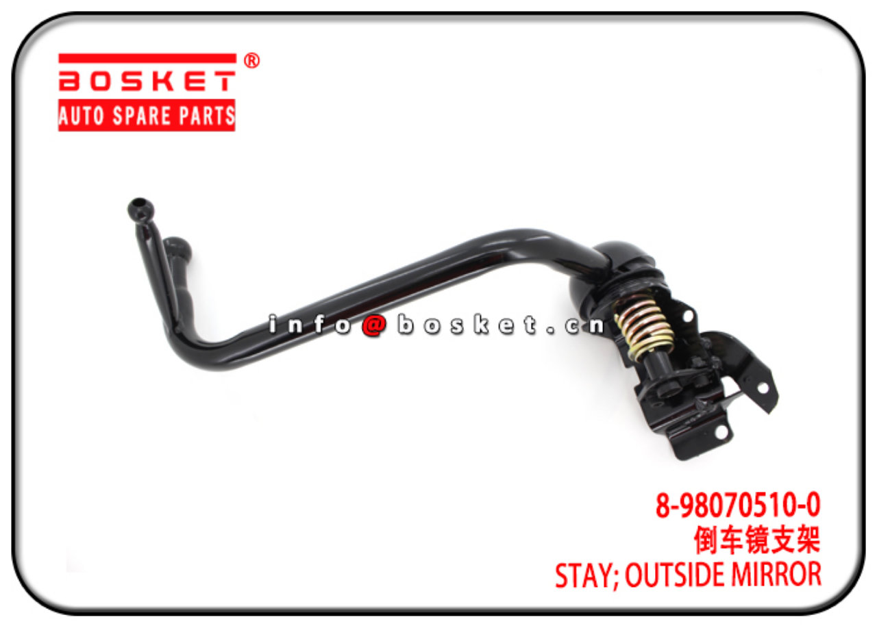 8-98070510-0 8980705100 Outside Mirror Stay Suitable for ISUZU NKR77 600P