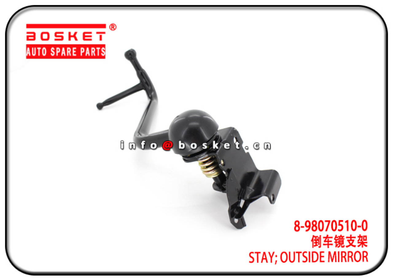 8-98070510-0 8980705100 Outside Mirror Stay Suitable for ISUZU NKR77 600P