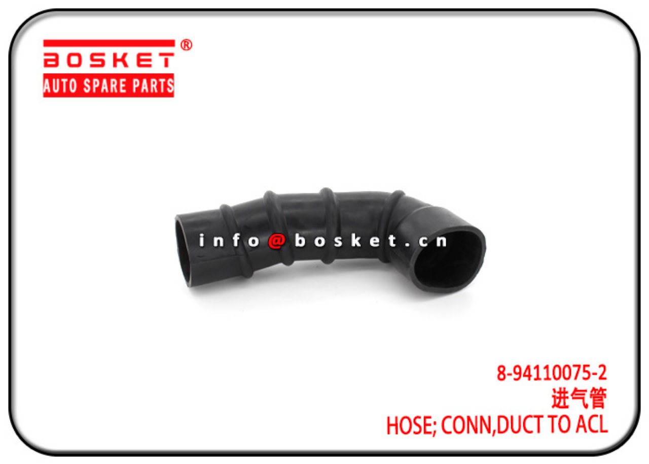 8-94110075-2 8941100752 Duct To Air Cleaner Connecting Hose Suitable for ISUZU NKR 100P