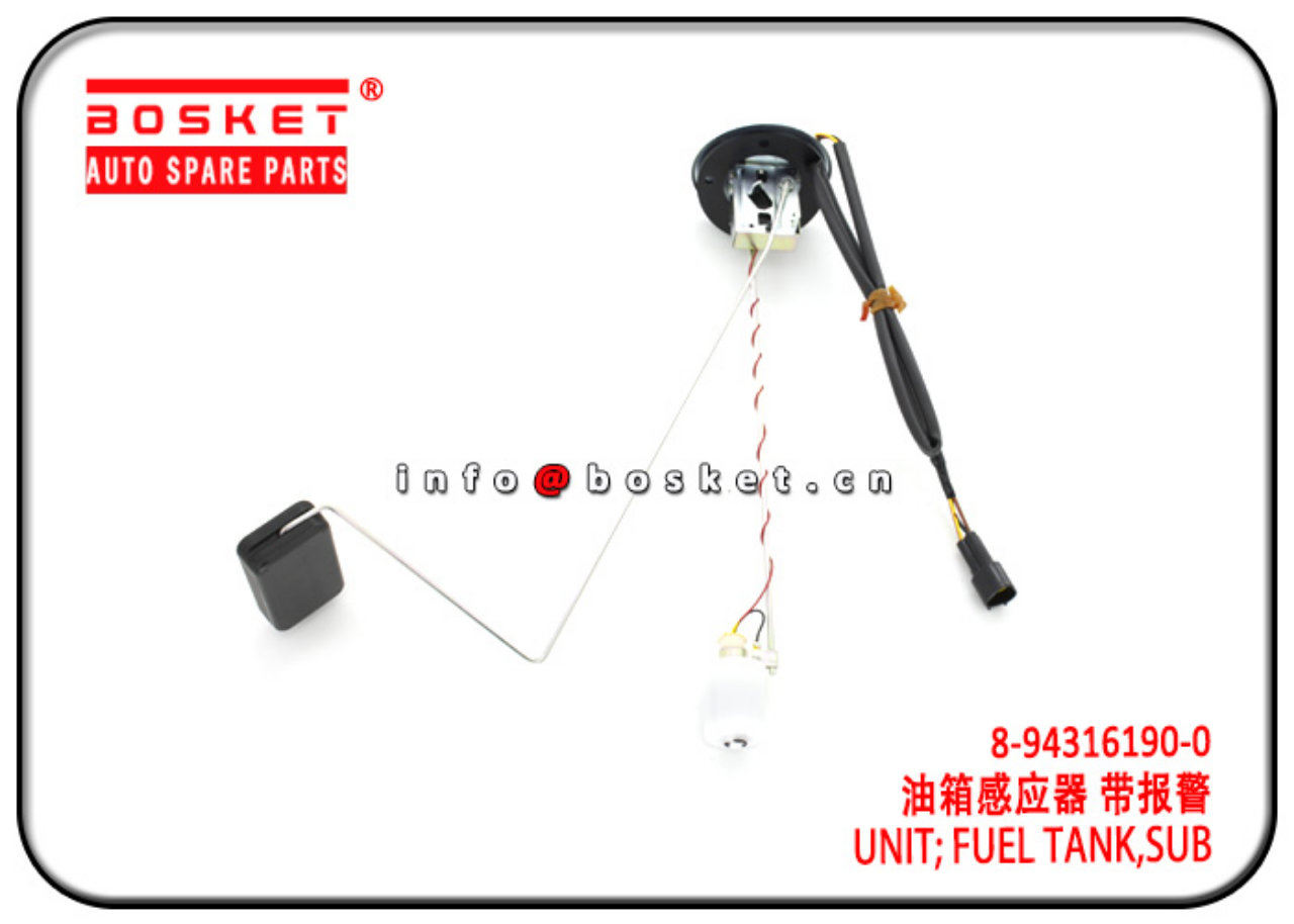 8-94316190-0 8943161900 Sub Fuel Tank Unit Suitable for ISUZU 4JH1 NKR77 
