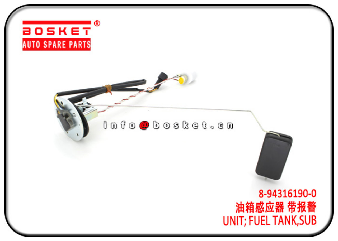 8-94316190-0 8943161900 Sub Fuel Tank Unit Suitable for ISUZU 4JH1 NKR77 