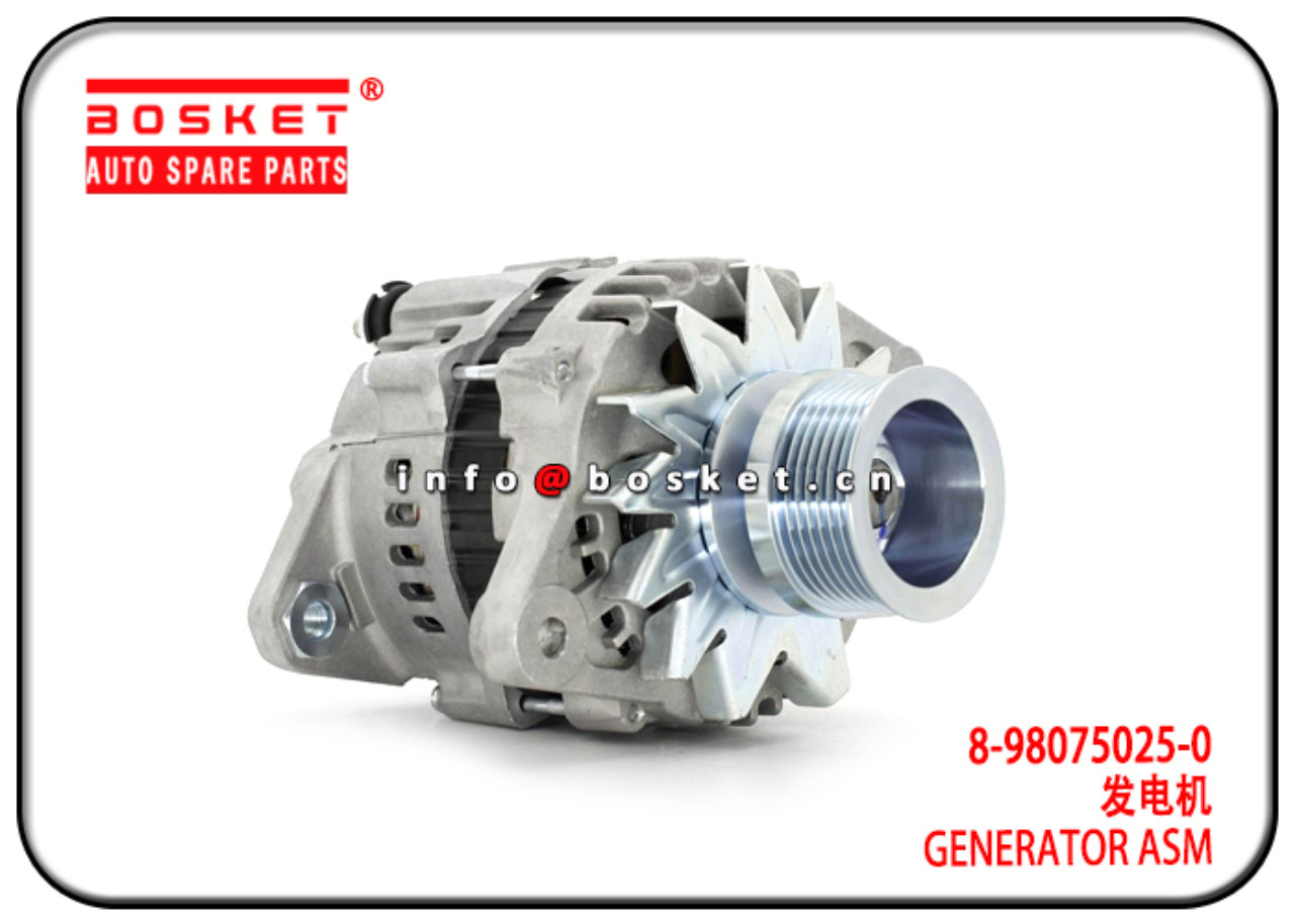 8-98075025-0 8980750250 Generator Assembly Suitable for ISUZU NPR 4HK1 