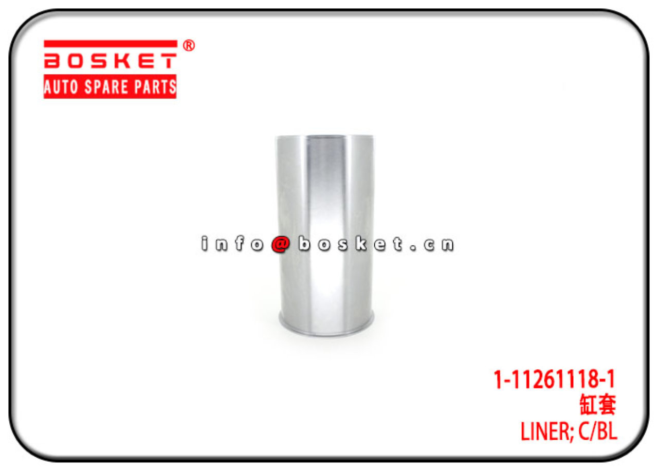 1-11261118-1 1112611181 Cylinder Block Liner Suitable for ISUZU 6BD1 FSR113 