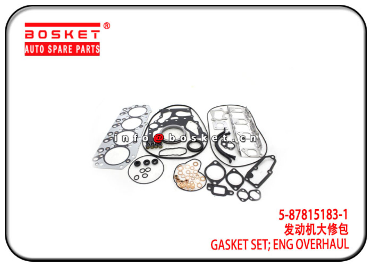 5-87815183-1 5878151831 Engine Overhaul Gasket Set Suitable for ISUZU 4JA1 TFR