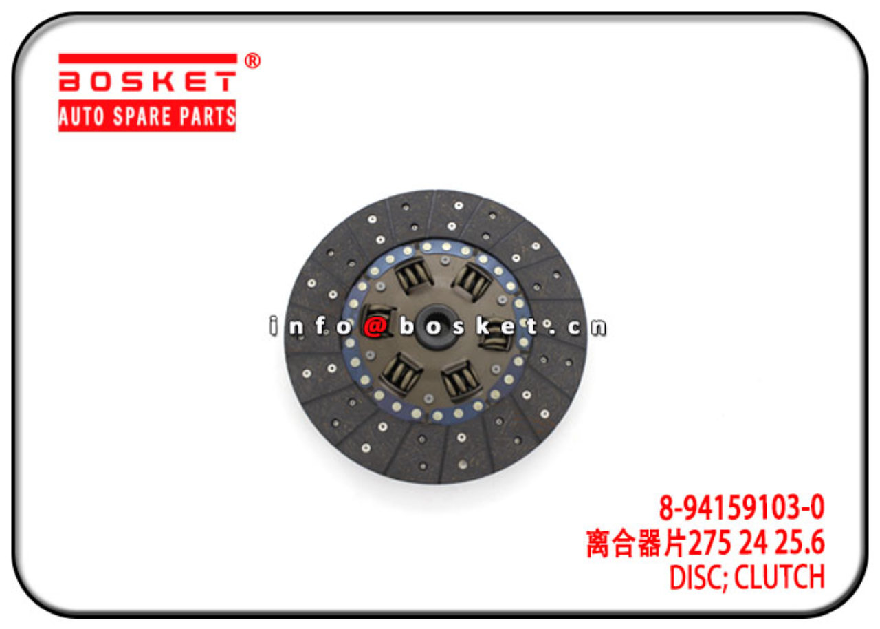 8-94159103-0 8941591030 Clutch Disc Suitable for ISUZU KB FOTON