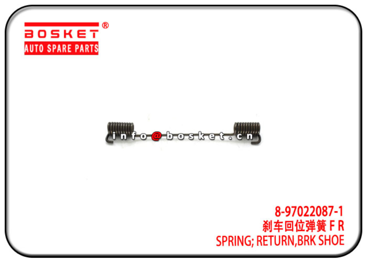 8-97022087-1 8970220871 Brake Shoe Return Spring Suitable for ISUZU 4HF1 NPR ELF