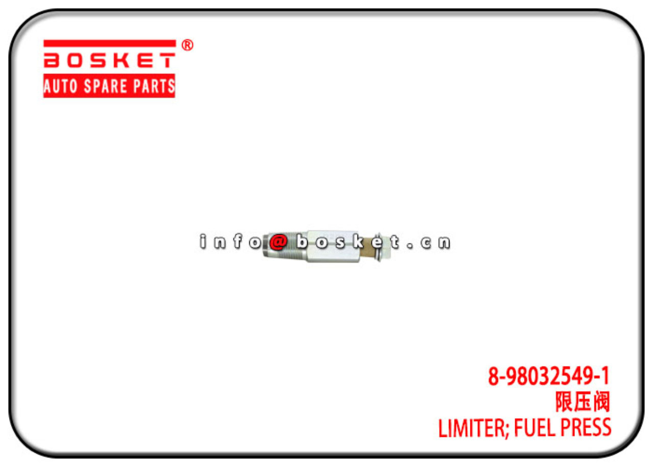 8-98032549-1 095420-0201 8980325491 Fuel Press Limiter Suitable for ISUZU 4JJ1 6HK1 FRR FTR 