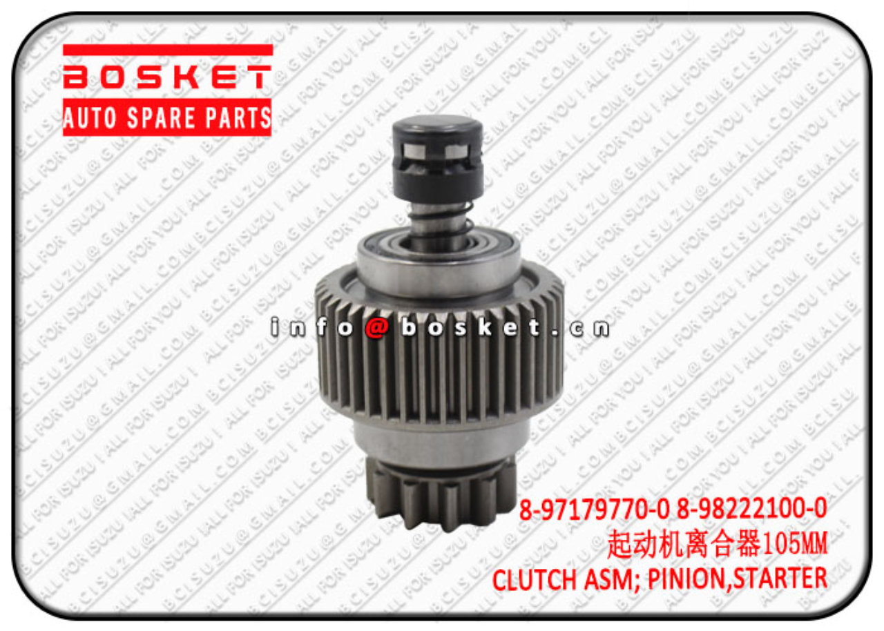 8971797700 8-97179770-0 8-98222100-0 Starter Pinion Clutch Assembly Suitable for ISUZU 4JJ1T 4HF1 NK