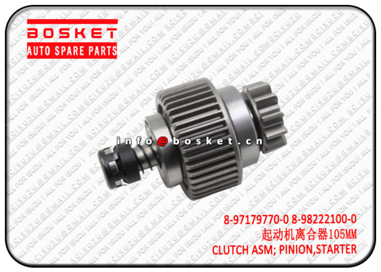 8971797700 8-97179770-0 8-98222100-0 Starter Pinion Clutch Assembly Suitable for ISUZU 4JJ1T 4HF1 NK