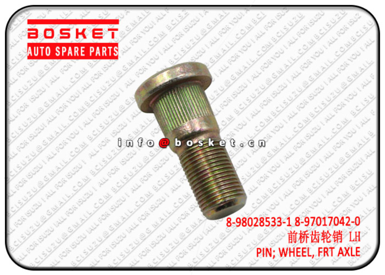 8980285331 8970170420 8-98028533-1 8-97017042-0 Front Axle Wheel Pin Suitable for ISUZU NKR NPR