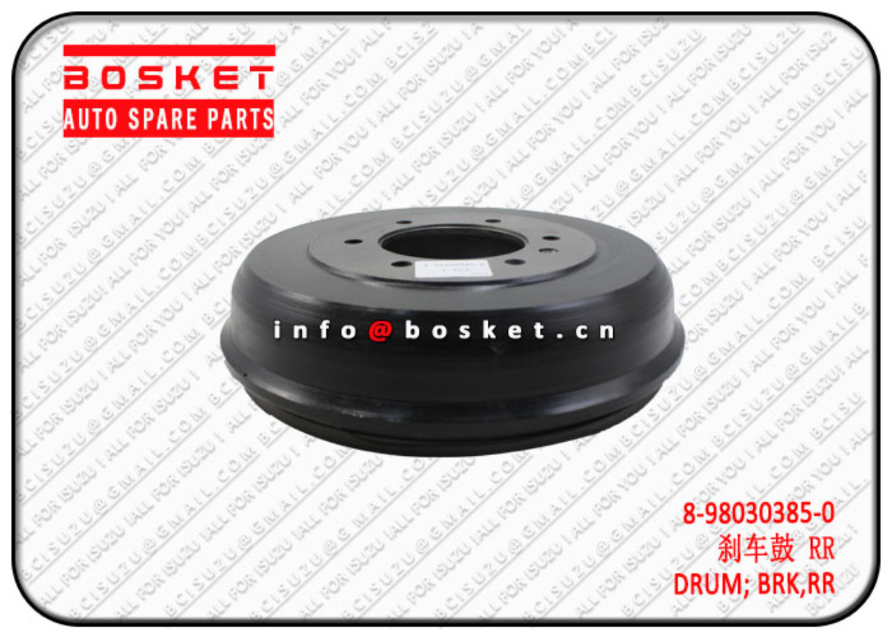 8980303850 8-98030385-0 Rear Brake Drum Suitable for ISUZU D-MAX 44
