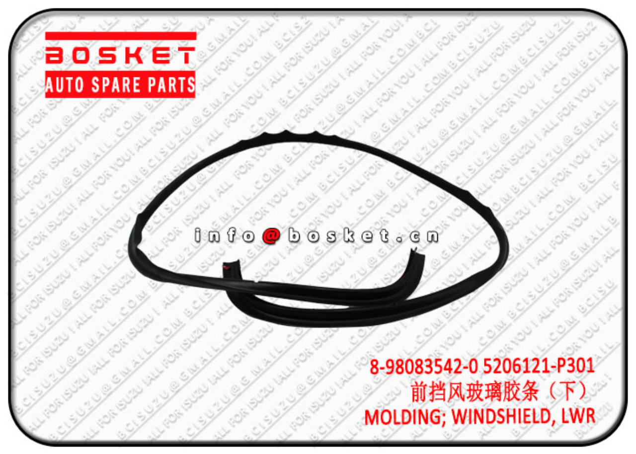 8980835420 8-98083542-0 5206121-P301 Lower Windshield Molding Suitable for ISUZU 700P 4HK1