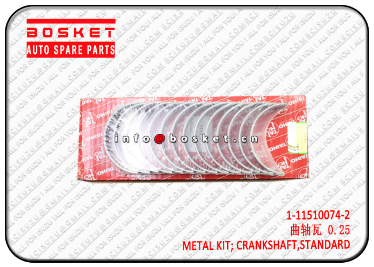 1115100742 1-11510074-2 Standard Crankshaft Mental Kit Suitable for ISUZU 6BG1 6BD1 FRR FSR