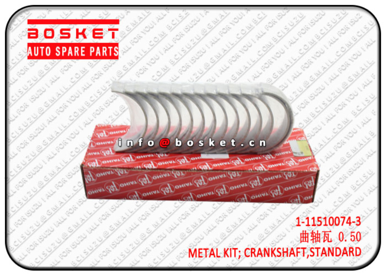 1115100743 1-11510074-3 Standard Crankshaft Mental Kit Suitable for ISUZU 6BG1 6BD1 FRR FSR