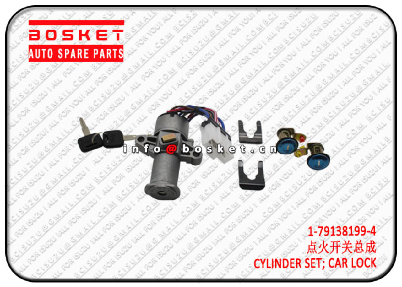 1791381994 1-79138199-4 Car Lock Cylinder Set Suitable for ISUZU 10PE1 6WF1 FRR