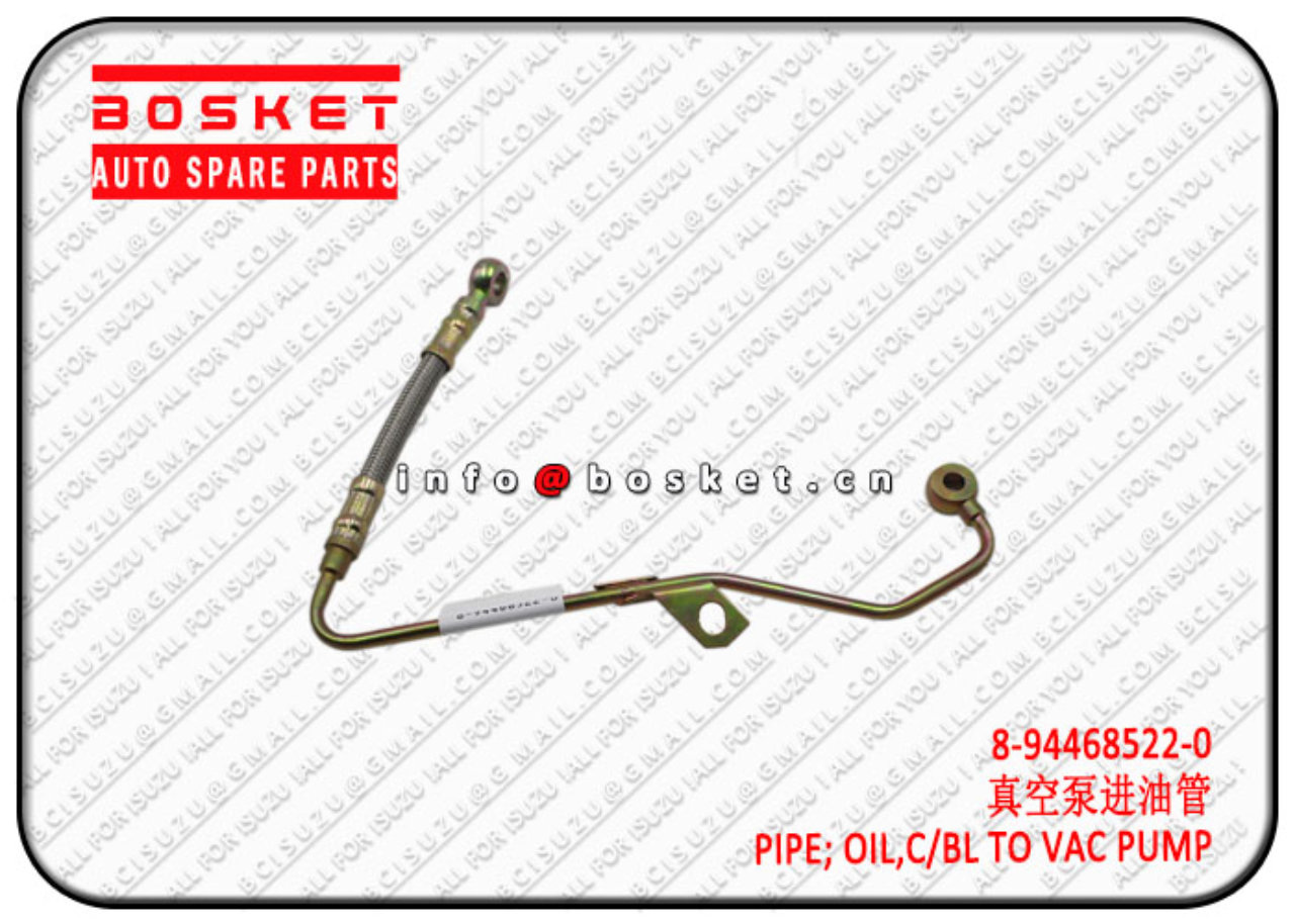 8944685220 8-94468522-0 Cylinder Block To Vacuum Pump Pipe Suitable for ISUZU TFR54 4JA1