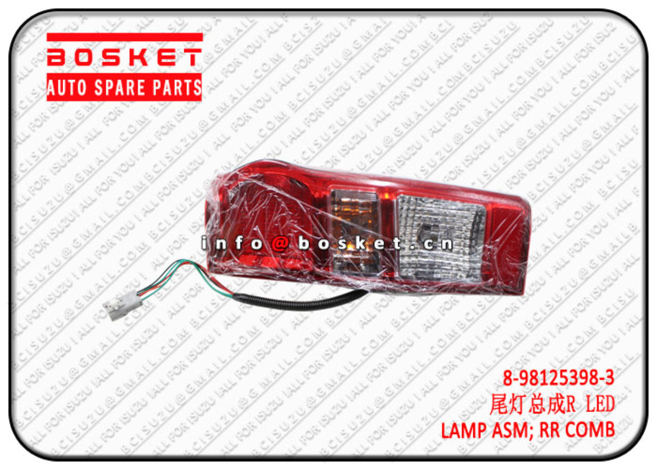 8981253983 8-98125398-3 Rear Combination Lamp Assembly Suitable for ISUZU D-MAX 2012