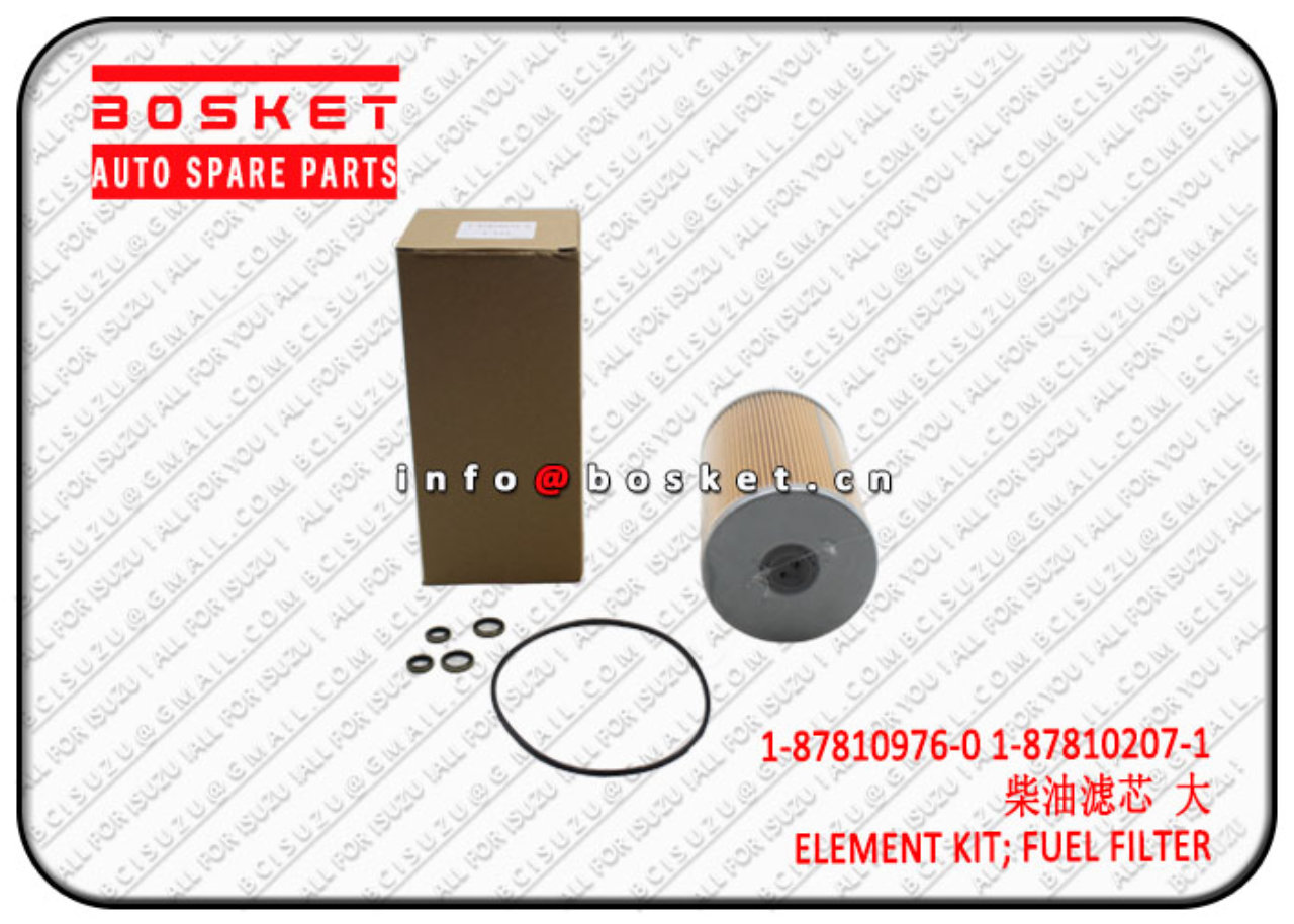 1878109760 1878102071 1-87810976-0 1-87810207-1 Fuel Filter Element Kit Suitable for ISUZU CXZ81 10P