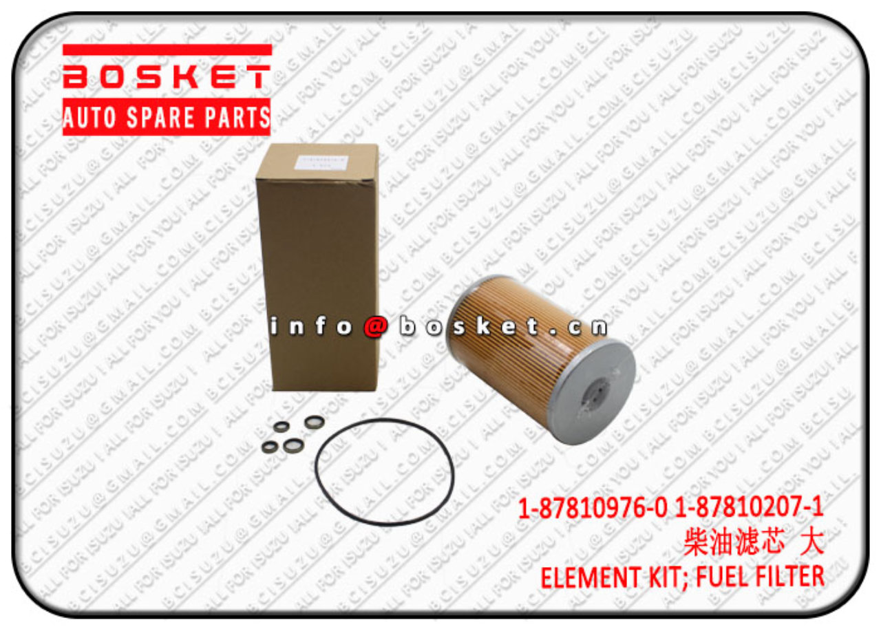1878109760 1878102071 1-87810976-0 1-87810207-1 Fuel Filter Element Kit Suitable for ISUZU CXZ81 10P