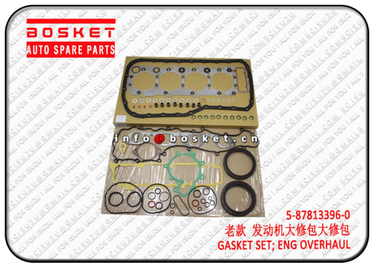 5878133960 5-87813396-0 Engine Overhaul Gasket Set Suitable for ISUZU 4HF1 NKR