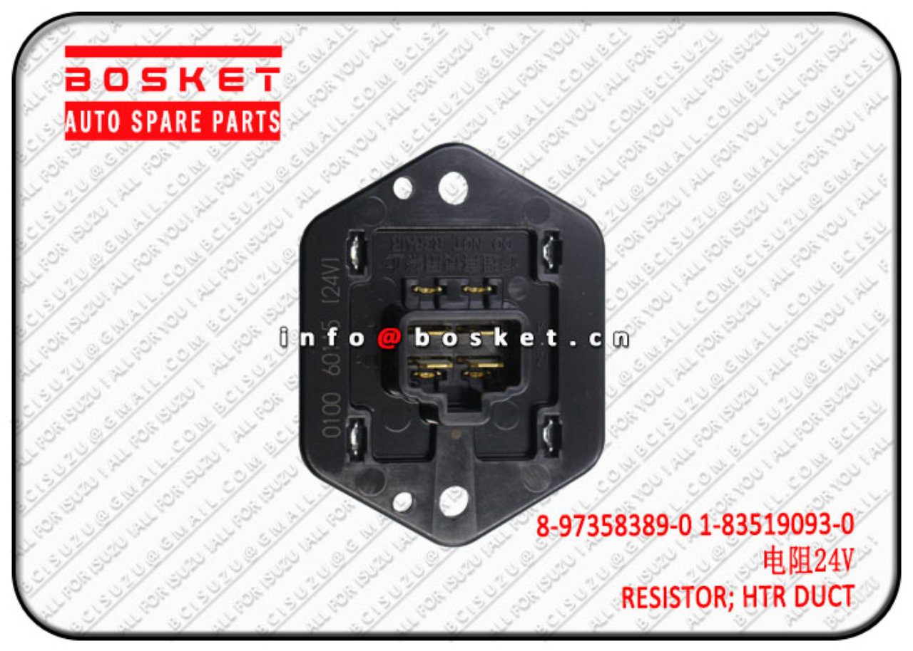 8973583890 1835190930 8-97358389-0 1-83519093-0 Heater Duct Resistor Suitable for ISUZU NPR