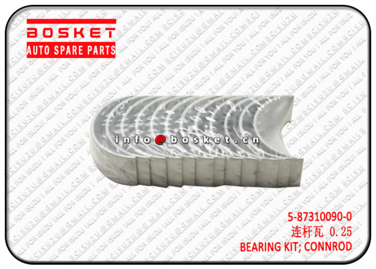 5873100900 5-87310090-0 Connecting Rod Bearing Kit Suitable for ISUZU 4BE1 4BC1 4BD1 NPR
