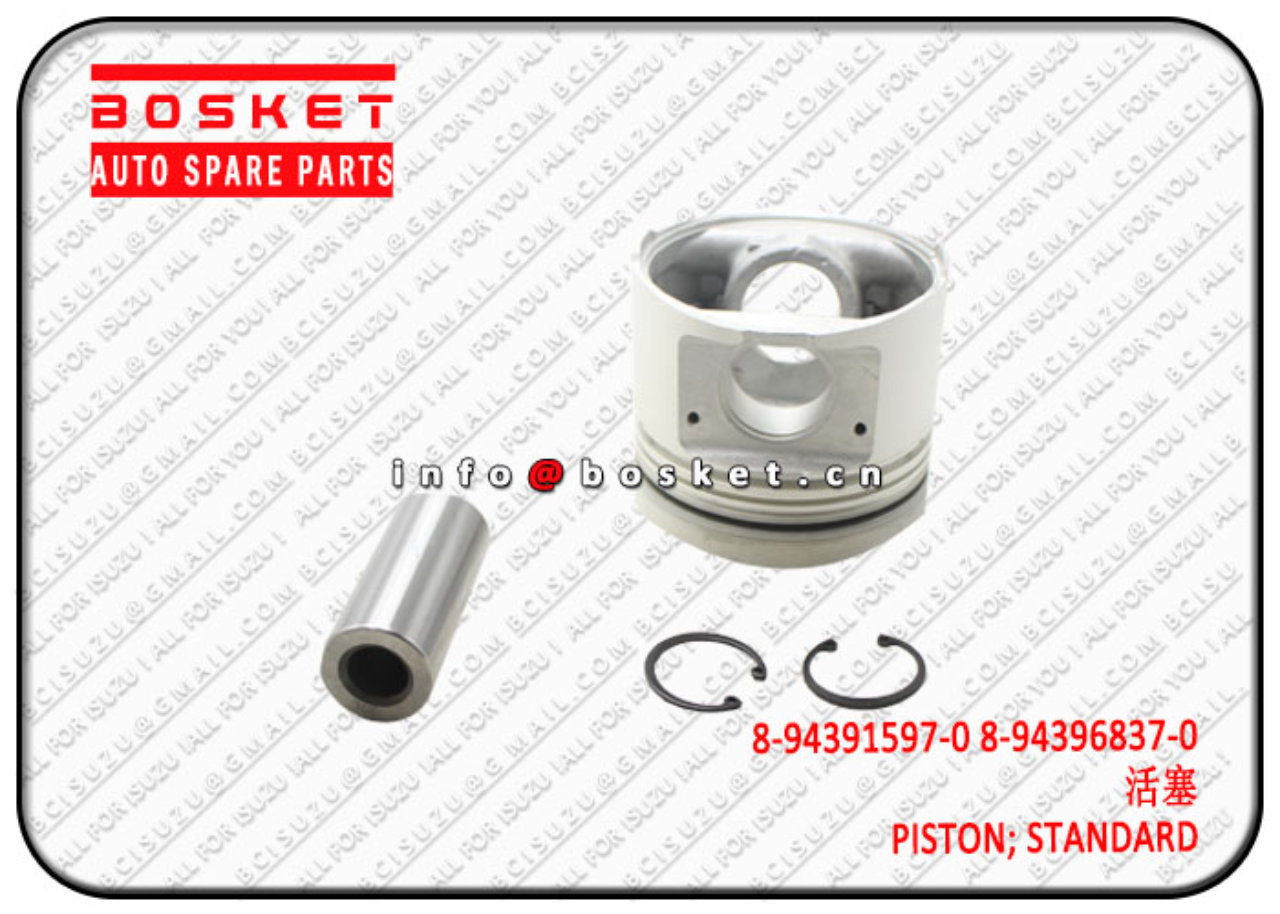 8943915970 8943968370 8-94391597-0 8-94396837-0 Standard Piston Suitable for ISUZU 6HE1 FRR