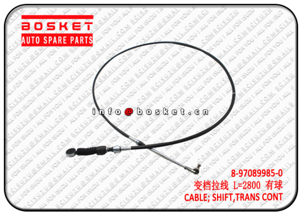 8970899850 8-97089985-0 Trans Control Shift Cable Suitable for ISUZU NHR98 J116