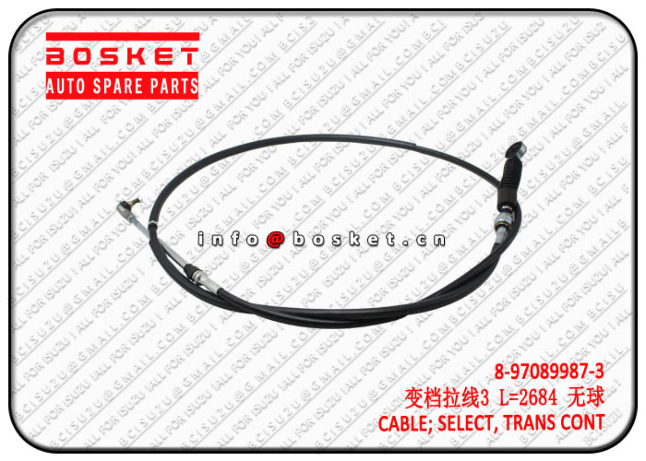 8970899873 8-97089987-3 Trans Control Select Cable Suitable for ISUZU NKR55 4JB1 MSB5M