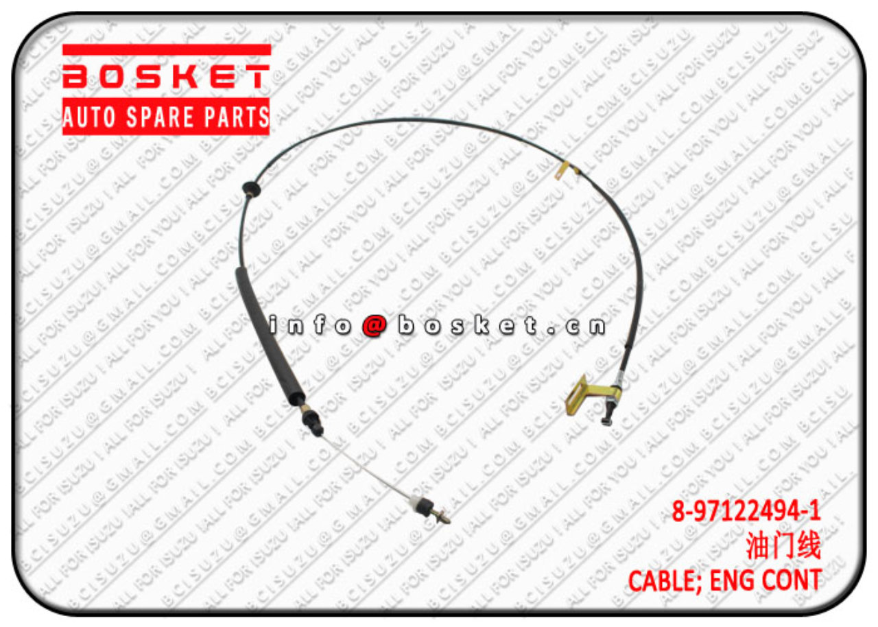 8971224941 8-97122494-1 Engine Control Cable Suitable for ISUZU NPR