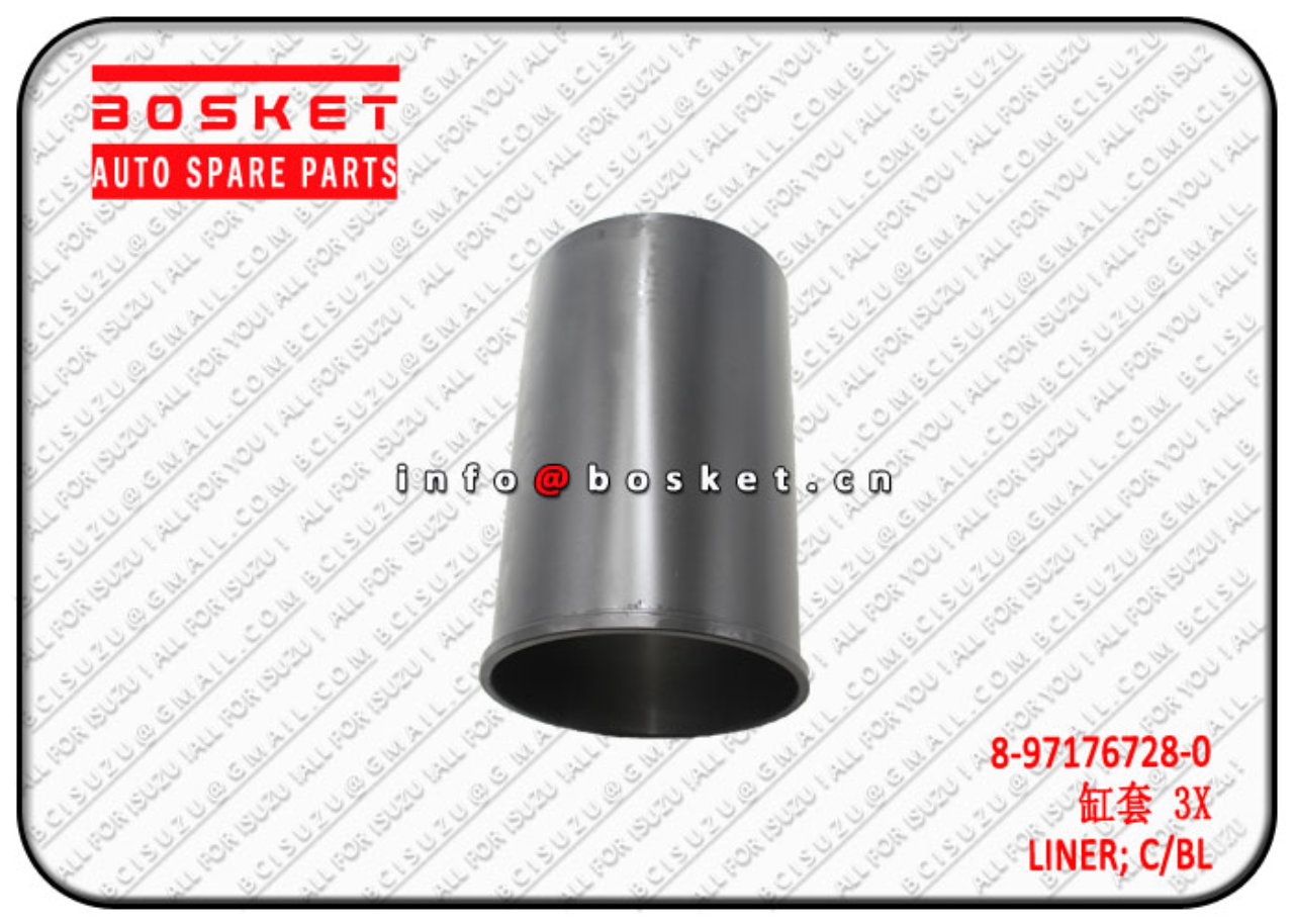 8971767280 8-97176728-0 Cylinder Block Liner Suitable for ISUZU NPR 4HF1