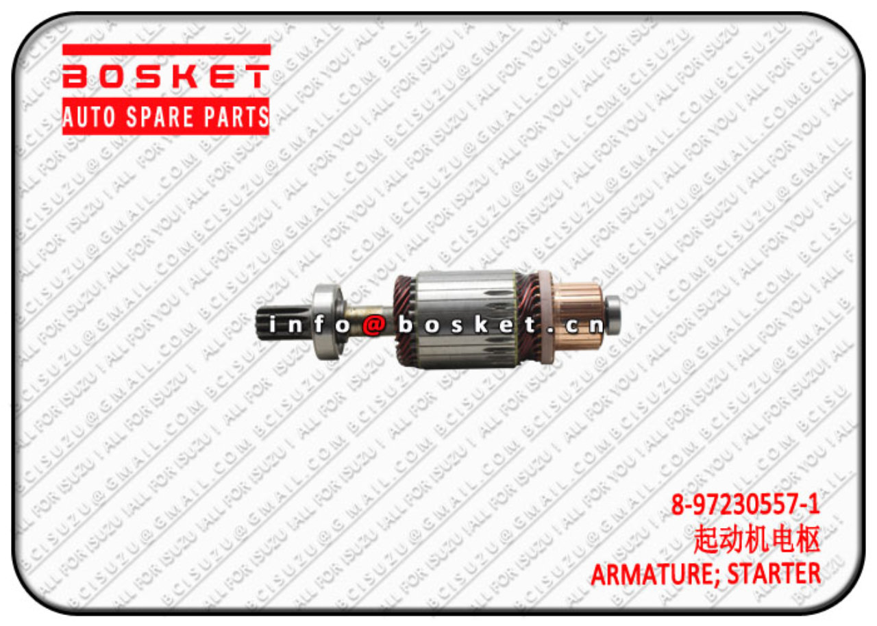 8972305571 8-97230557-1 Starter Armature Suitable for ISUZU 4HK1 NKR NPR