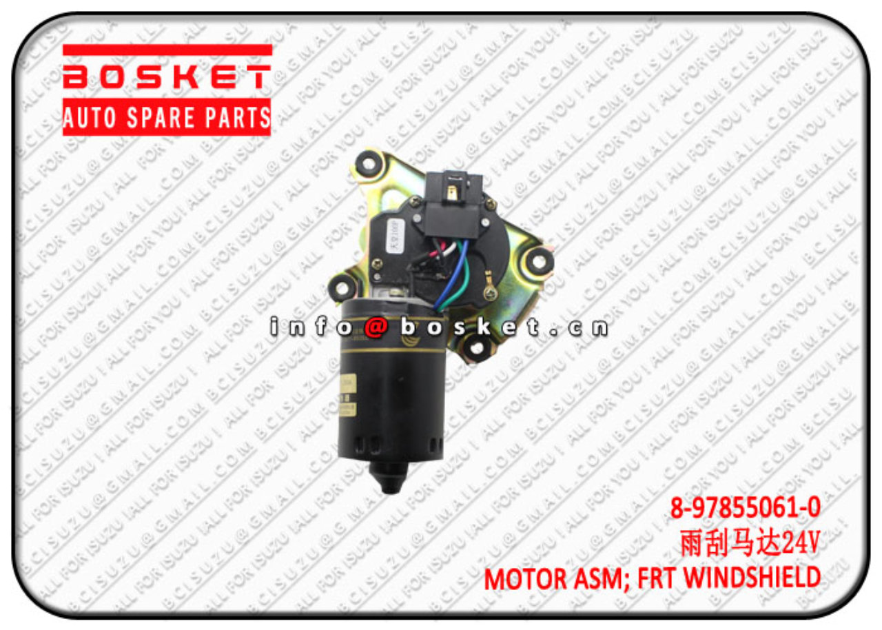 8978550610 8-97855061-0 Front Windshield Wiper Motor Assembly Suitable for ISUZU NKR55 4JB1