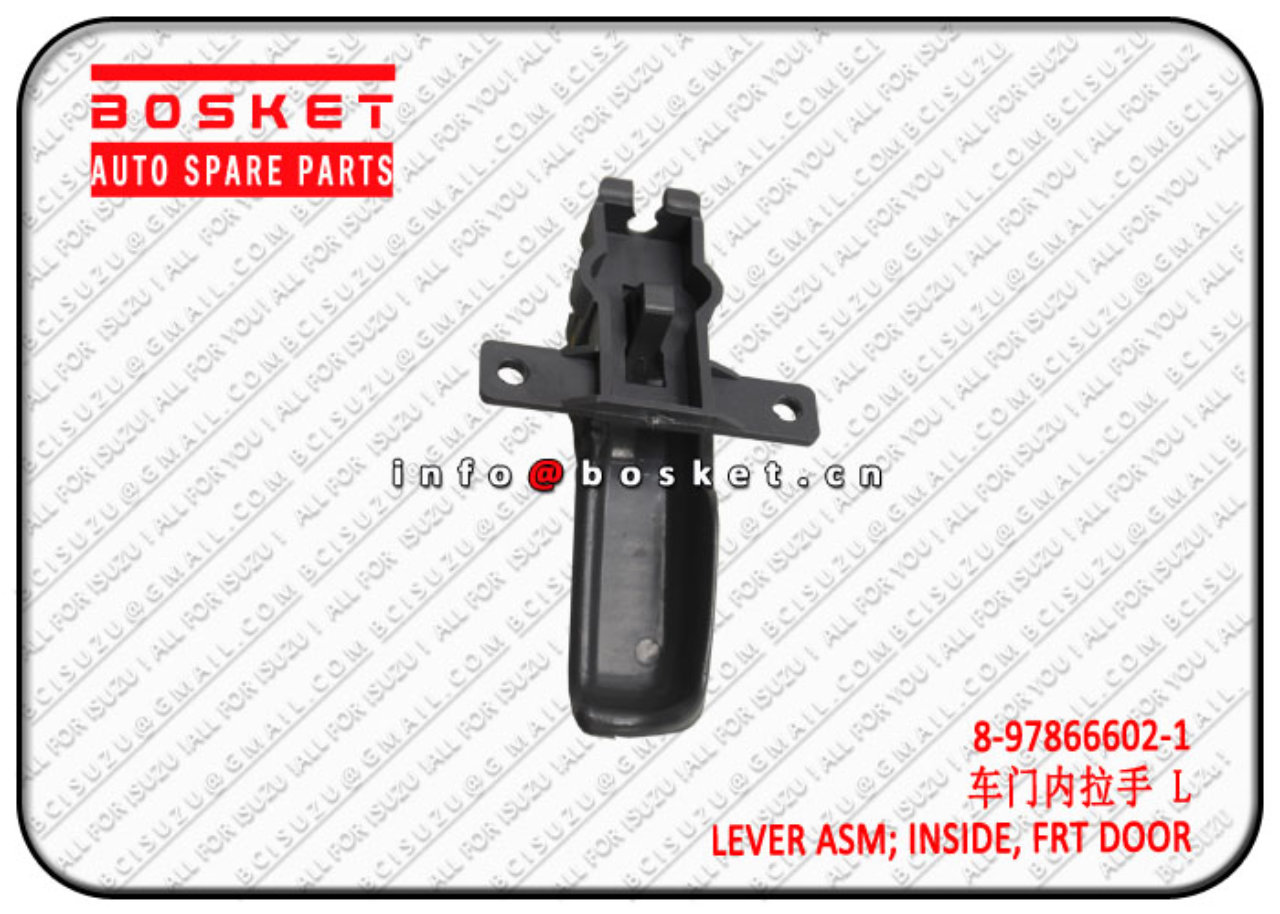 8978666021 8-97866602-1 Front Door Inside Lever Assembly Suitable for ISUZU 4JB1 NKR94