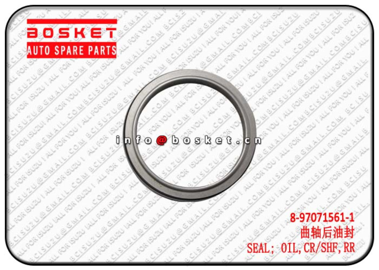 8970715611 8-97071561-1 Rear Crankshaft Oil Seal Suitable for ISUZU 4JJ1 4JH1 NHR NKR