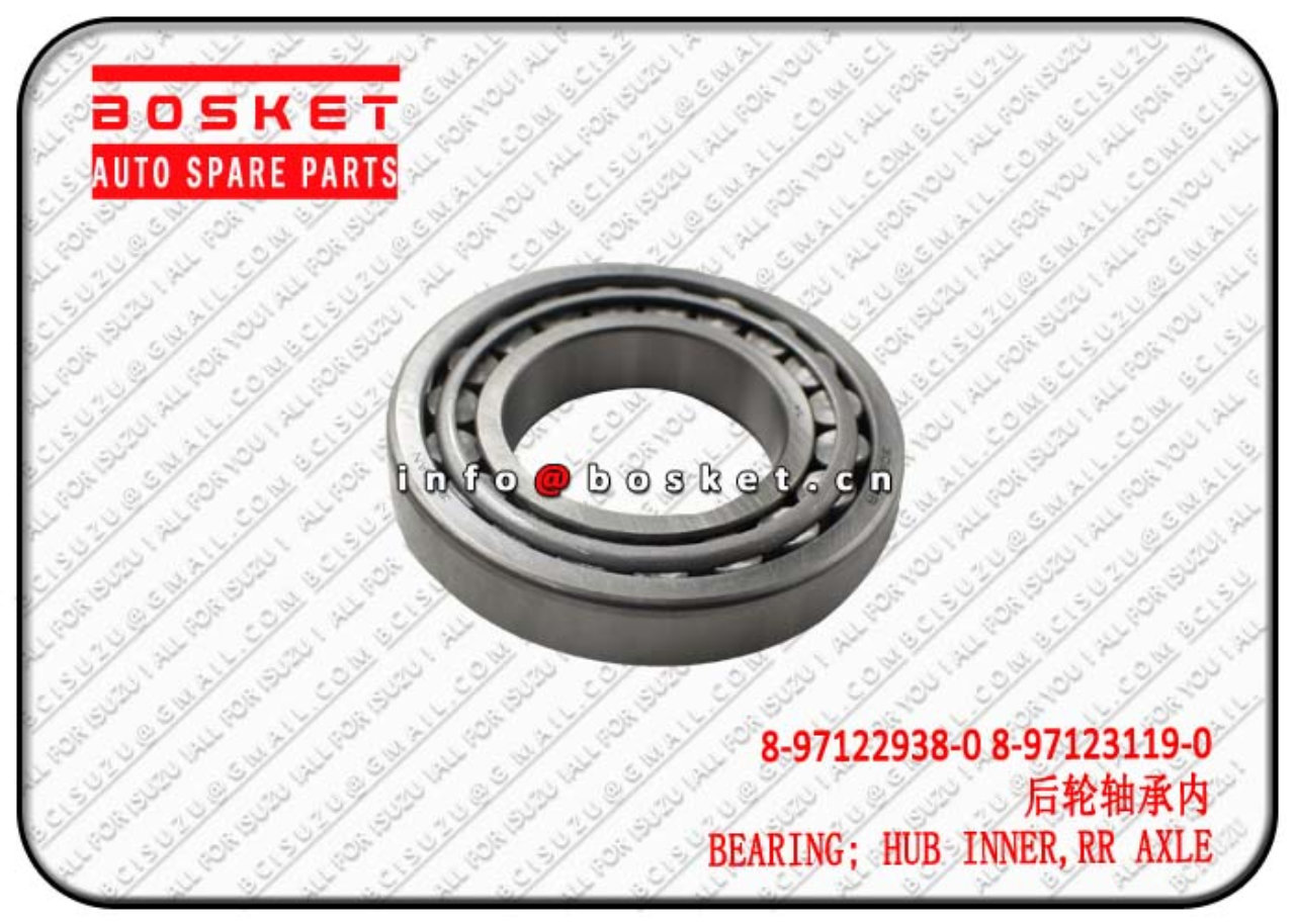 8971229380 8-97122938-0 8-97123119-0 Rear Axle Hub Inner Bearing Suitable for ISUZU NPR 4HE1TC