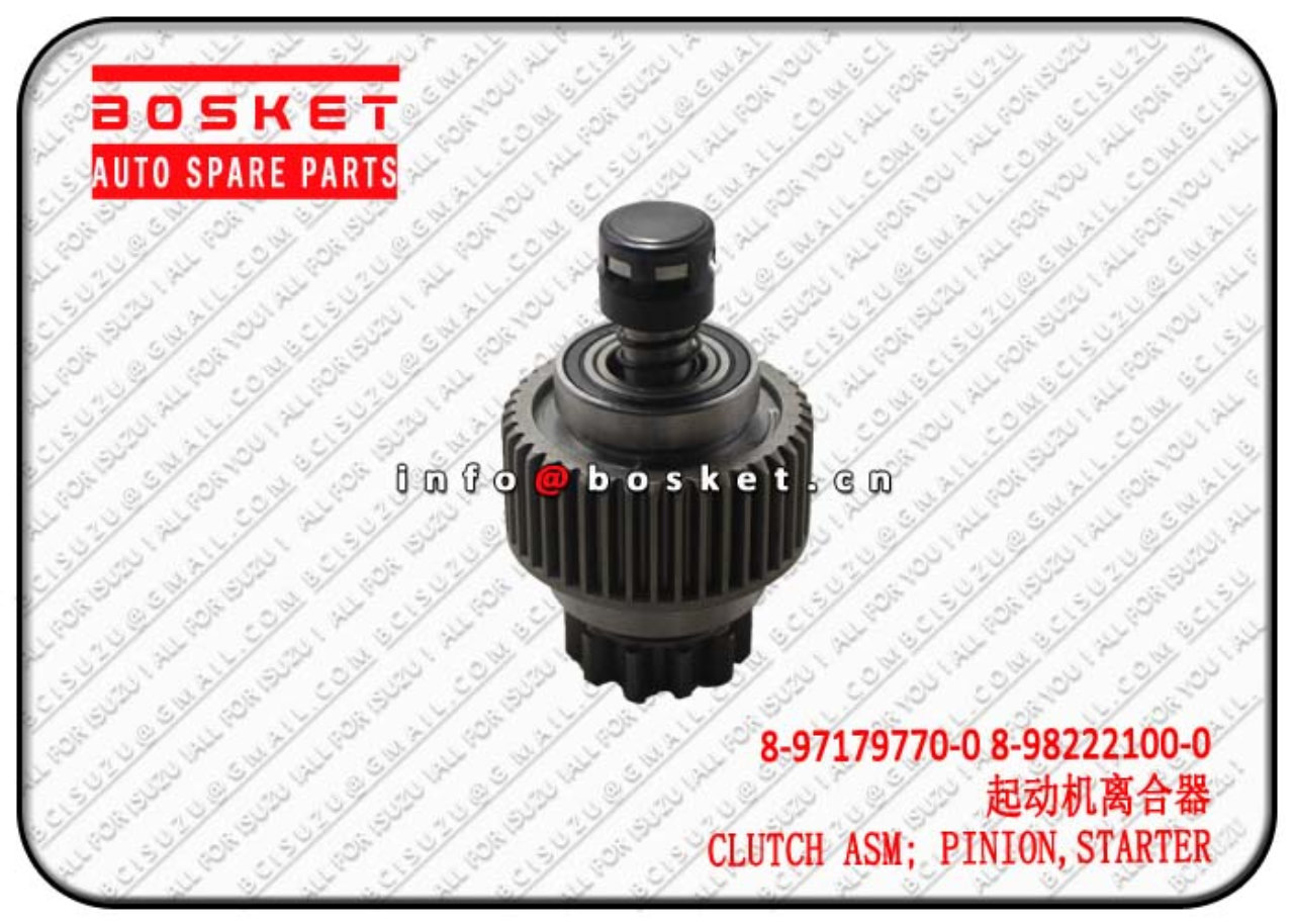 8971797700 8-97179770-0 8-98222100-0 Starter Pinion Clutch Assembly Suitable for ISUZU 4JJ1T 4HF1 NK