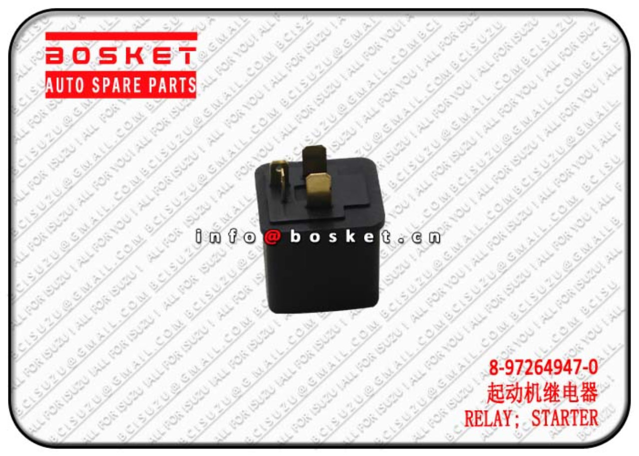 8972649470 8-97264947-0 Starter Relay Suitable for ISUZU NQR75 4HK1