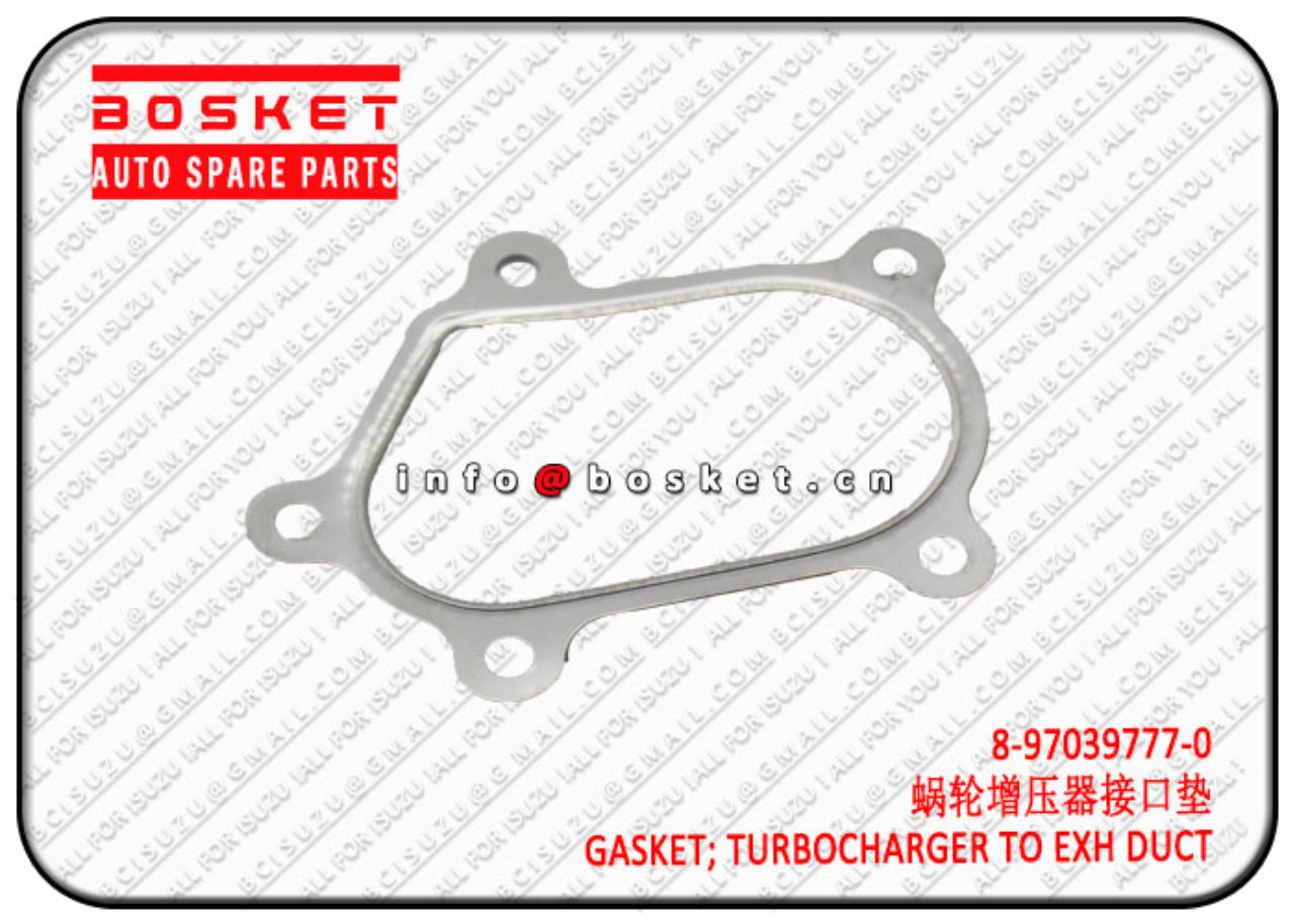 8970397770 8-97039777-0 Gasket Turbocharger To Exhaust Duct Suitable for ISUZU 4HK1 NPR