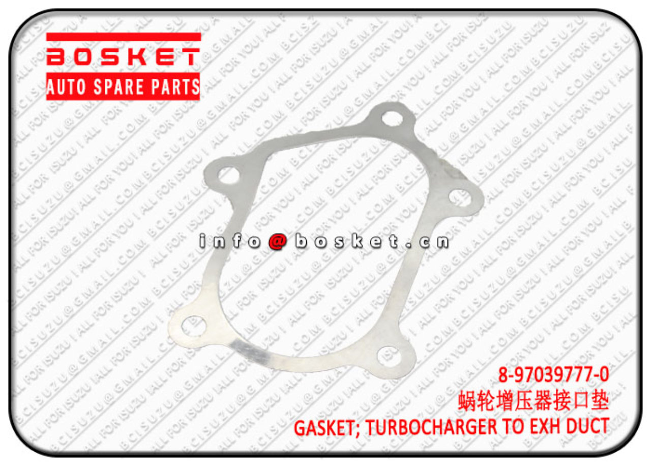 8970397770 8-97039777-0 Gasket Turbocharger To Exhaust Duct Suitable for ISUZU 4HK1 NPR