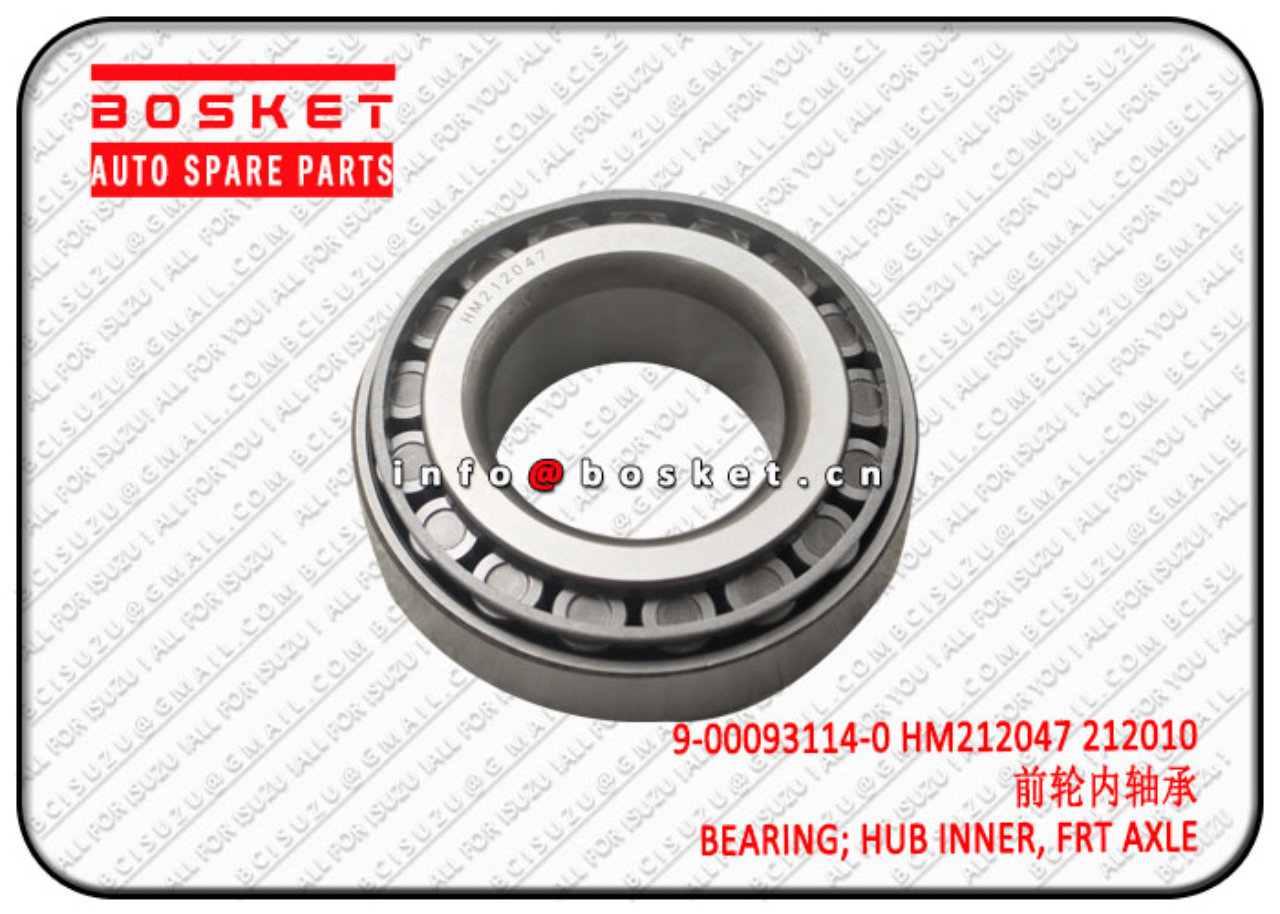 9-00093114-0 9000931140 HM212047 212010 Front Axle Hub Inner Bearing Suitable for ISUZU FTR